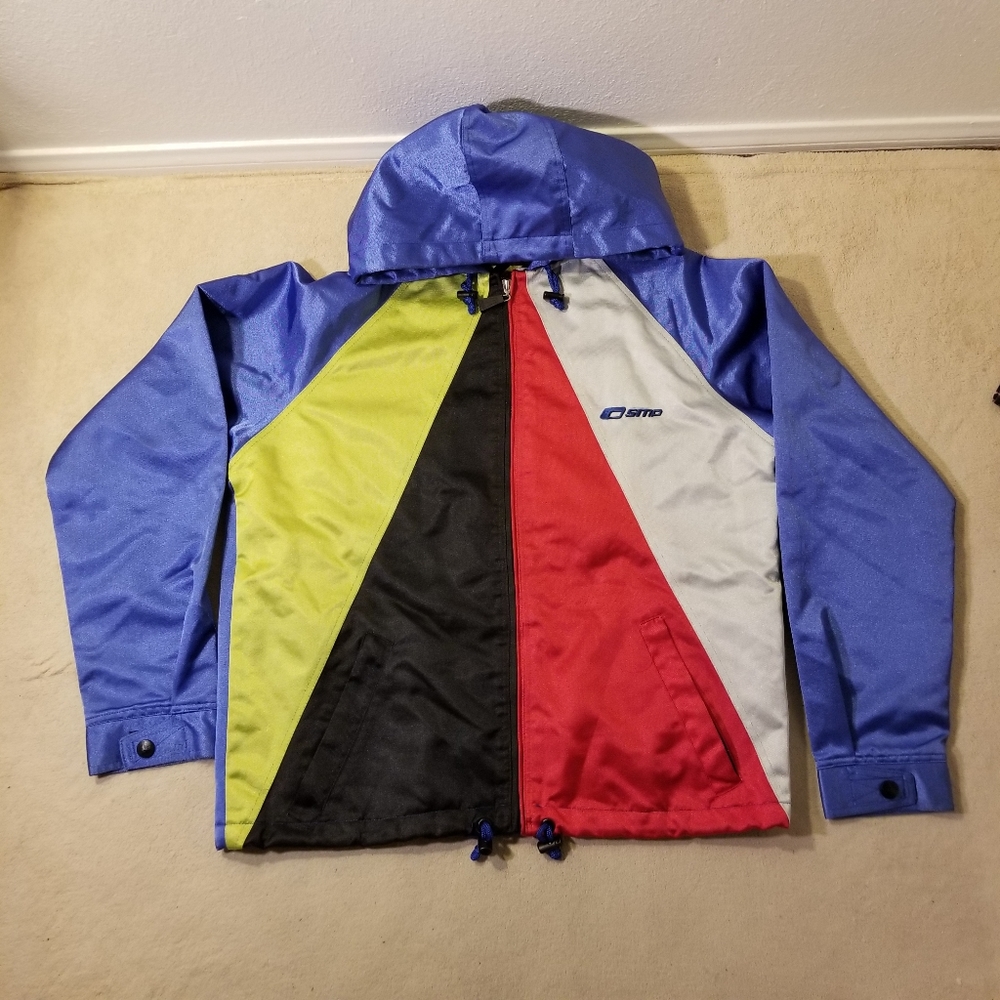 Vintage SMP windproof Waterproof Jacket Multicolor